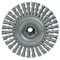 Weiler Mini Roughneck 4" Wire Wheel, .020" Steel Fill, M10x1.25 Nut 13125 - alternate 3